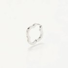 【フィービィー/phoebe】の【金属アレルギー対応】フラワーワンタッチフープピアス/サージカルステンレス(片耳) シルバー|ID: prp329100004755539 ipo3291000000034398553