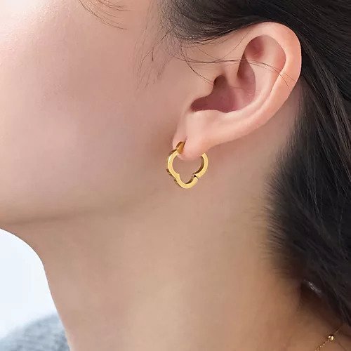 【フィービィー/phoebe】の【金属アレルギー対応】フラワーワンタッチフープピアス/サージカルステンレス(片耳) 人気、トレンドファッション・服の通販 founy(ファニー)  ファッション Fashion レディースファッション Fashion for Women フラワー Flower, Floral フープ Hoop, Hoop Earrings 片耳 One-Ear, Single Earring other-2|ID: prp329100004755539 ipo3291000000034398555