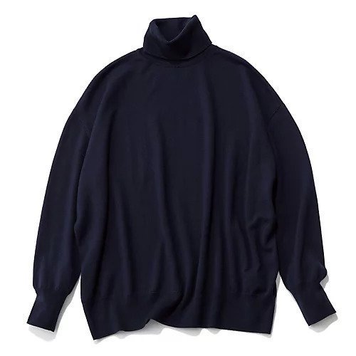 【サクラ/SACRA】のエクストラファインメリノタートルニット インテリア・キッズ・メンズ・レディースファッション・服の通販 founy(ファニー)  ファッション Fashion レディースファッション Fashion for Women トップス・カットソー Cut & Sew Tops ニット Knit Tops & Sweaters なめらか Smooth, Silky Texture シンプル Simple, Minimal 冬 Winter / This Winter ネイビー|ID: prp329100004756502 ipo3291000000034408137