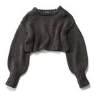 【ウーア/Uhr】のShort Hand Knit Pull-over チャコール|ID: prp329100004756512 ipo3291000000035312813