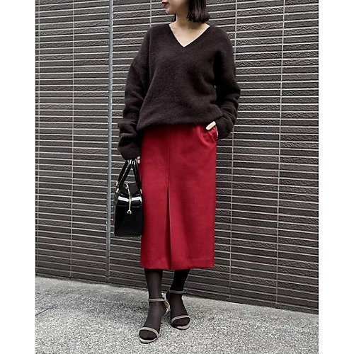 【エムセブンデイズ/M7days】の【辻 直子さんコラボ】 フォックスカシミアVネックニット 人気、トレンドファッション・服の通販 founy(ファニー) ファッション Fashion レディースファッション Fashion for Women トップス・カットソー Cut & Sew Tops ニット Knit Tops & Sweaters Vネックトップス V-Neck Tops / V-Cut Neckline Shirts コラボ Collaboration, Collab スリット Slit, Slit Detail センター Center, Center Line 定番 Standard, Basic Item フォックス Fox, Fox Fur ベーシック Basic, Essential ミックス Mix, Mixed Style 冬 Winter / This Winter other-2|ID: prp329100004756514 ipo3291000000035468442