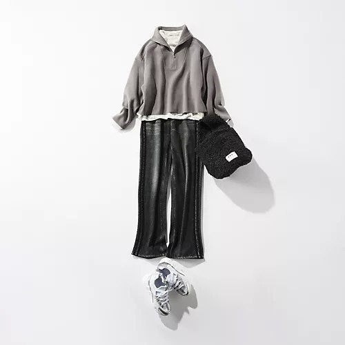 【エクラ/eclat】のミラノリブプルオーバー 人気、トレンドファッション・服の通販 founy(ファニー) 　ファッション　Fashion　レディースファッション　Fashion for Women　トップス・カットソー　Cut & Sew Tops　カジュアルプルオーバー・ニットトップス　Pullovers & Knit Tops / Casual Pullovers　ジップ　Zip, Zipper　ハイネック　High Neck, Mock Neck　ミラノリブ　Milano Rib, Milano Stitch　ワイド　Wide, Wide Fit　エレガント 上品　Elegant　別注　Limited Edition, Custom Order　other-2|ID: prp329100004756525 ipo3291000000034408281