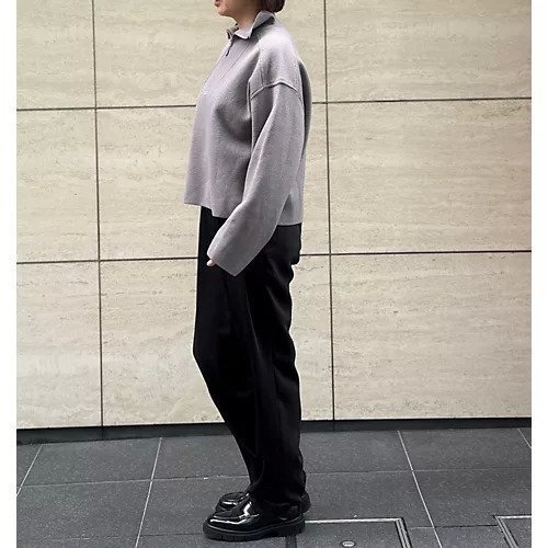 【エクラ/eclat】のミラノリブプルオーバー 人気、トレンドファッション・服の通販 founy(ファニー) 　ファッション　Fashion　レディースファッション　Fashion for Women　トップス・カットソー　Cut & Sew Tops　カジュアルプルオーバー・ニットトップス　Pullovers & Knit Tops / Casual Pullovers　ジップ　Zip, Zipper　ハイネック　High Neck, Mock Neck　ミラノリブ　Milano Rib, Milano Stitch　ワイド　Wide, Wide Fit　エレガント 上品　Elegant　別注　Limited Edition, Custom Order　other-3|ID: prp329100004756525 ipo3291000000035437787