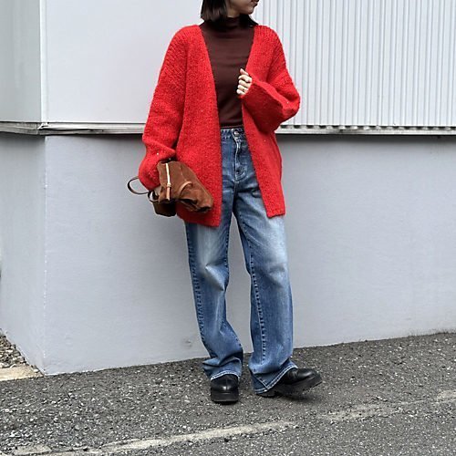 【クチュールドアダム/COUTURE D'ADAM】のSequin Fluffy Knit CD 人気、トレンドファッション・服の通販 founy(ファニー) 　ファッション　Fashion　レディースファッション　Fashion for Women　トップス・カットソー　Cut & Sew Tops　ニット　Knit Tops & Sweaters　シンプル　Simple, Minimal　スパンコール　Sequins, Sequin Embellishment　デニム　Denim, Jeans Material　トレンド　Trend, Trending Now　フェミニン　Feminine, Girly　フォルム　Silhouette, Form　ルーズ　Loose, Oversized　other-3|ID: prp329100004756527 ipo3291000000034408296