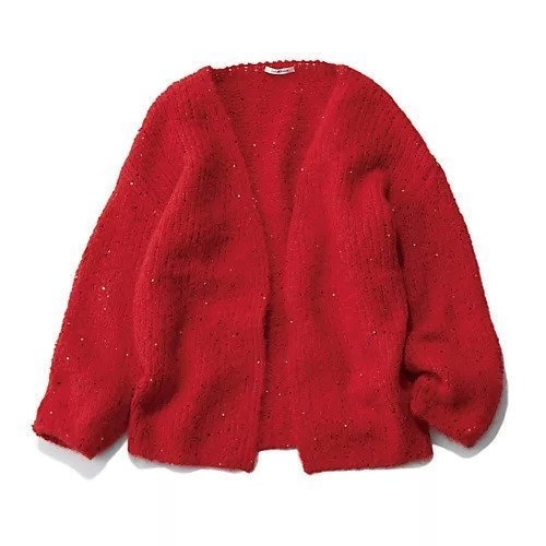 【クチュールドアダム/COUTURE D'ADAM】のSequin Fluffy Knit CD インテリア・キッズ・メンズ・レディースファッション・服の通販 founy(ファニー) https://founy.com/ ファッション Fashion レディースファッション Fashion for Women トップス・カットソー Cut & Sew Tops ニット Knit Tops & Sweaters シンプル Simple, Minimal スパンコール Sequins, Sequin Embellishment デニム Denim, Jeans Material トレンド Trend, Trending Now フェミニン Feminine, Girly フォルム Silhouette, Form ルーズ Loose, Oversized |ID: prp329100004756527 ipo3291000000035680453