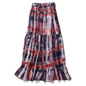 【サクラ/SACRA】 BRUSH PAINTING PLAID スカート人気、トレンドファッション・服の通販 founy(ファニー) ファッション Fashion レディースファッション Fashion for Women スカート Skirts シンプル Simple, Minimal チェック Check, Plaid, Tartan ティアードスカート Tiered Skirt, Flounced Skirt ドレープ Drape, Draping Fabric バランス Balance, Style Balance マキシ Maxi, Full Length 冬 Winter / This Winter 手描き Hand-Drawn, Illustrated 楽ちん Easy Fit, Comfortable |ID:prp329100004756531