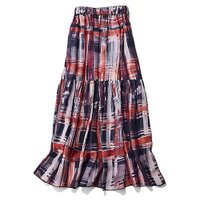 【サクラ/SACRA】のBRUSH PAINTING PLAID スカート 人気、トレンドファッション・服の通販 founy(ファニー) ファッション Fashion レディースファッション Fashion for Women スカート Skirts シンプル Simple, Minimal チェック Check, Plaid, Tartan ティアードスカート Tiered Skirt, Flounced Skirt ドレープ Drape, Draping Fabric バランス Balance, Style Balance マキシ Maxi, Full Length 冬 Winter / This Winter 手描き Hand-Drawn, Illustrated 楽ちん Easy Fit, Comfortable |ID:prp329100004756531