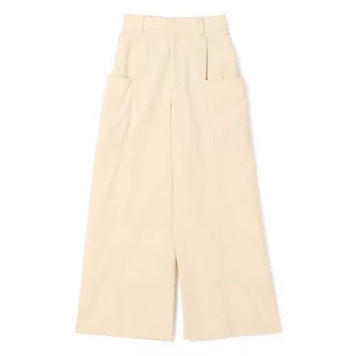 【スアデオ/suadeo】のコーデュロイ脚長ワイドパンツ インテリア・キッズ・メンズ・レディースファッション・服の通販 founy(ファニー) 　ファッション　Fashion　レディースファッション　Fashion for Women　パンツ　Pants & Trousers　カーゴパンツ　Cargo Pants, Utility Pants　コーデュロイ　Corduroy, Cord Fabric　ポケット　Pocket, Pocket Detail　ワイド　Wide, Wide Fit　今季　This Season, Current Season　洗える　Machine Washable　オフホワイト|ID: prp329100004756537 ipo3291000000034408378