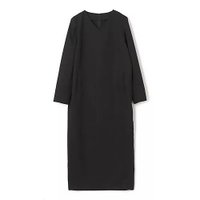 【イーバイエクラ/E by eclat】のVネックコクーンワンピース 人気、トレンドファッション・服の通販 founy(ファニー) ファッション Fashion レディースファッション Fashion for Women ワンピース Dresses スリット Slit, Slit Detail デコルテ Décolleté, Neckline エレガント 上品 Elegant 洗える Machine Washable |ID:prp329100004756544