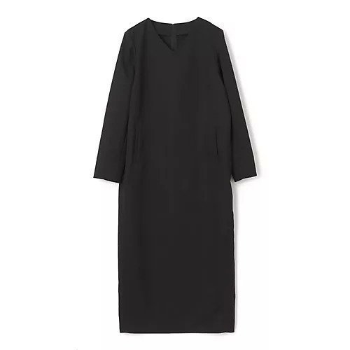 【イーバイエクラ/E by eclat】のVネックコクーンワンピース 人気、トレンドファッション・服の通販 founy(ファニー)  ファッション Fashion レディースファッション Fashion for Women ワンピース Dresses スリット Slit, Slit Detail デコルテ Décolleté, Neckline エレガント 上品 Elegant 洗える Machine Washable  other-1|ID: prp329100004756544 ipo3291000000034408453