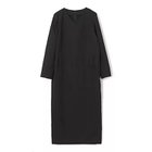 【イーバイエクラ/E by eclat】のVネックコクーンワンピース ブラック|ID: prp329100004756544 ipo3291000000034408455