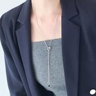 【フィービィー/phoebe】の【金属アレルギー対応】Y字マルチwayロングコインチェーンネックレス シルバー|ID: prp329100004756552 ipo3291000000034408551