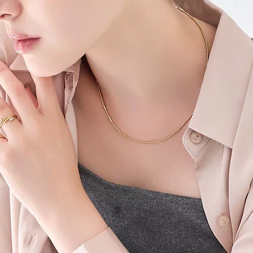 【フィービィー/phoebe】の【金属アレルギー対応】デザインボールチェーンネックレス インテリア・キッズ・メンズ・レディースファッション・服の通販 founy(ファニー) ファッション Fashion レディースファッション Fashion for Women ジュエリー Jewelry ネックレス Necklaces & Pendants アクセサリー Fashion Accessories シンプル Simple, Minimal チェーン Chain, Chain Strap ネックレス Necklace, Pendant Necklace ミックス Mix, Mixed Style ゴールド|ID: prp329100004756556 ipo3291000000034408585