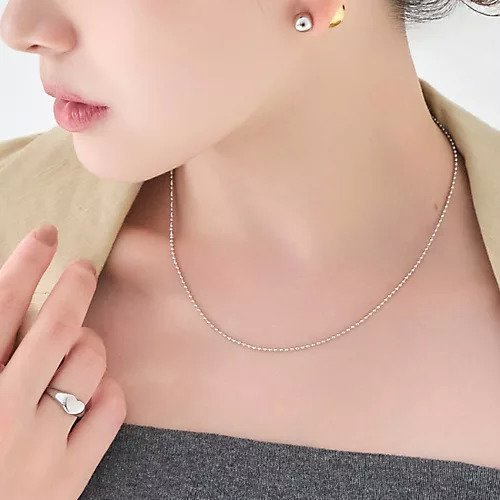 【フィービィー/phoebe】の【金属アレルギー対応】デザインボールチェーンネックレス 人気、トレンドファッション・服の通販 founy(ファニー) ファッション Fashion レディースファッション Fashion for Women ジュエリー Jewelry ネックレス Necklaces & Pendants アクセサリー Fashion Accessories シンプル Simple, Minimal チェーン Chain, Chain Strap ネックレス Necklace, Pendant Necklace other-1|ID: prp329100004756558 ipo3291000000034408592