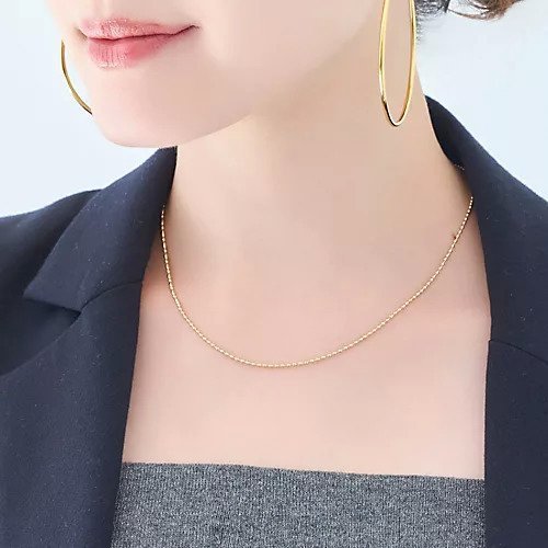 【フィービィー/phoebe】の【金属アレルギー対応】デザインボールチェーンネックレス 人気、トレンドファッション・服の通販 founy(ファニー) 　ファッション　Fashion　レディースファッション　Fashion for Women　ジュエリー　Jewelry　ネックレス　Necklaces & Pendants　アクセサリー　Fashion Accessories　シンプル　Simple, Minimal　チェーン　Chain, Chain Strap　ネックレス　Necklace, Pendant Necklace　other-3|ID: prp329100004756558 ipo3291000000034960249