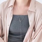 【フィービィー/phoebe】の【金属アレルギー対応】Y字マルチwayロングチェーンネックレス シルバー|ID: prp329100004756559 ipo3291000000034408605