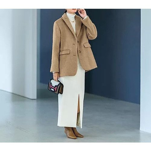 【イーバイエクラ/E by eclat】の【福田亜矢子さんコラボ】軽量コートジャケット 人気、トレンドファッション・服の通販 founy(ファニー) 　ファッション　Fashion　レディースファッション　Fashion for Women　アウター　Coat / Outerwear Collection　コート・ロングコート・ピーコート　Long Coats, Peacoats & More　レディースジャケット・軽アウター　Jackets　インナー　Innerwear　コラボ　Collaboration, Collab　ショート　Short, Short Length　シンプル　Simple, Minimal　ジャケット　Jacket, Outerwear　スウェット / スエット　Sweatshirt, Sweatwear　スリット　Slit, Slit Detail　センター　Center, Center Line　トレンド　Trend, Trending Now　冬　Winter / This Winter　軽量　Lightweight, Ultra Light　other-2|ID: prp329100004756566 ipo3291000000034408658