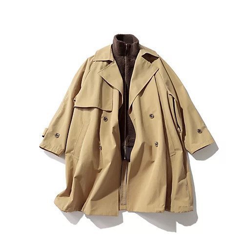 【スアデオ/suadeo】のボアブルゾン付き3WAYトレンチコート インテリア・キッズ・メンズ・レディースファッション・服の通販 founy(ファニー)  ファッション Fashion レディースファッション Fashion for Women アウター Coat / Outerwear Collection コート・ロングコート・ピーコート Long Coats, Peacoats & More ブルゾンジャケット・スポーティアウター Blouson Jackets トレンチコート / 春秋の定番アウター Trench Coats スポーティ Sporty, Casual Athletic トレンチ Trench, Trench Coat ドローコード Drawcord, Drawstring Cord ハイネック High Neck, Mock Neck ブルゾン Blouson, Bomber Jacket ベージュ|ID: prp329100004756568 ipo3291000000034408668