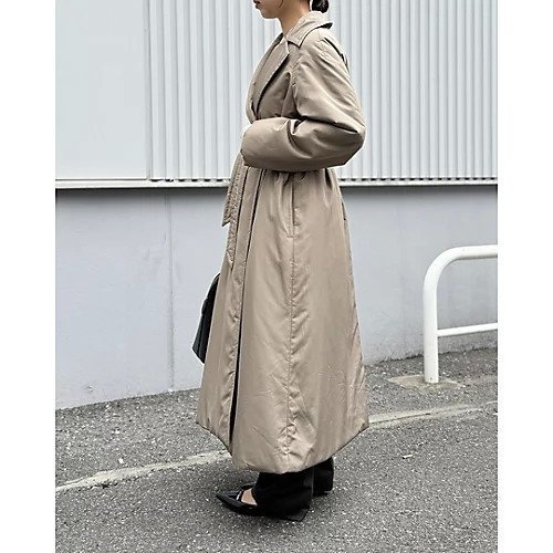 【エムセブンデイズ/M7days】の中綿入りトレンチロングコート 人気、トレンドファッション・服の通販 founy(ファニー)  ファッション Fashion レディースファッション Fashion for Women アウター Coat / Outerwear Collection コート・ロングコート・ピーコート Long Coats, Peacoats & More ショート Short, Short Length ロング Long, Long-Length other-3|ID: prp329100004756571 ipo3291000000034408696