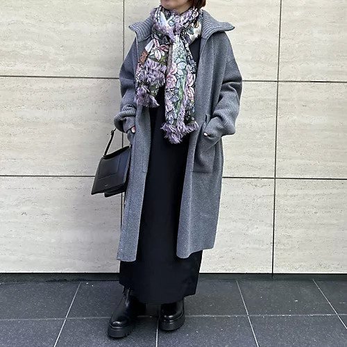 【エクラ/eclat】のメリノウールニットコート 人気、トレンドファッション・服の通販 founy(ファニー)  ファッション Fashion レディースファッション Fashion for Women アウター Coat / Outerwear Collection コート・ロングコート・ピーコート Long Coats, Peacoats & More エアリー Airy Texture フラップ Flap, Flap Pocket ポケット Pocket, Pocket Detail エレガント 上品 Elegant 別注 Limited Edition, Custom Order other-2|ID: prp329100004756577 ipo3291000000034408727