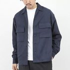 【ノーリーズ グッドマン/NOLLEY'S goodman / MEN】のポリスエード シャツブルゾン 25AW ネイビー|ID: prp329100004756606 ipo3291000000034897694