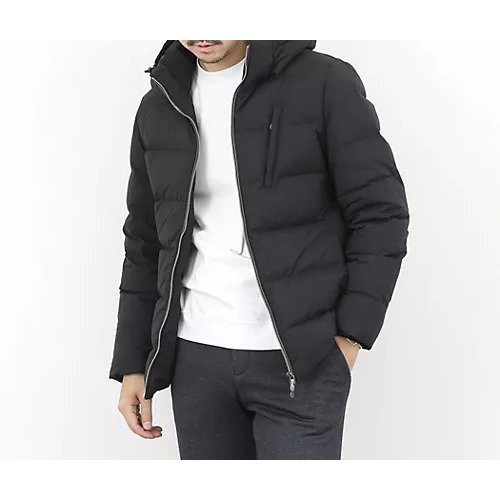 【シュテットシュタイン/Stutostein / MEN】の【komatsu/小松マテーレ】《ダントツ撥水》ダウンジャケット 25AW インテリア・キッズ・メンズ・レディースファッション・服の通販 founy(ファニー) 　ファッション　Fashion　メンズファッション　Fashion for Men　ジャケット　Jacket, Outerwear　スタイリッシュ　Stylish, Fashionable　スポーツ　Sports, Activewear　スマート　Smart, Elegant　ダウン　Down, Puffer　フロント　Front, Front Design　2025年　2025　2025-2026秋冬・A/W　Autumn/Winter 2025–26 AW25–26　ブラック|ID: prp329100004756620 ipo3291000000034408966