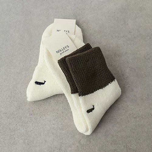 【ノーリーズ グッドマン/NOLLEY'S goodman / MEN】の別注クジラクォーターパイルソックス インテリア・キッズ・メンズ・レディースファッション・服の通販 founy(ファニー) 　ファッション　Fashion　メンズファッション　Fashion for Men　くるぶし　Ankle-Length　サンダル　Sandals, Summer Shoes　シンプル　Simple, Minimal　スニーカー　Sneakers, Trainers　ソックス　Socks, Hosiery　別注　Limited Edition, Custom Order　日本製　Made In Japan　オリーブ|ID: prp329100004756631 ipo3291000000034409041