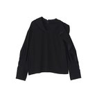 【アドーア/ADORE】のバックサテンジョーゼットブラウス ブラック|ID: prp329100004757750 ipo3291000000034420137