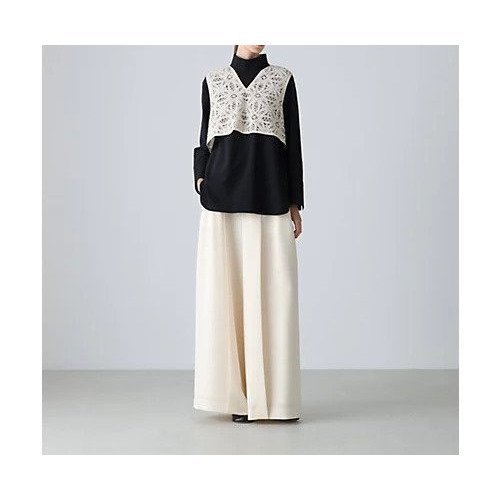 【アドーア/ADORE】のドライタッチジョーゼットブラウス 人気、トレンドファッション・服の通販 founy(ファニー) 　ファッション　Fashion　レディースファッション　Fashion for Women　トップス・カットソー　Cut & Sew Tops　シャツ・ブラウス・オフィスカジュアル　Elegant Blouses & Button-Ups　おすすめ　Recommended / Our Picks　スタンダード　Standard, Basic　ハイネック　High Neck, Mock Neck　ビスチェ　Bustier, Corset Top　フィット　Fit, Slim Fit　レース　Lace, Lace Fabric　A/W・秋冬　Autumn/Winter　other-2|ID: prp329100004757751 ipo3291000000034420151