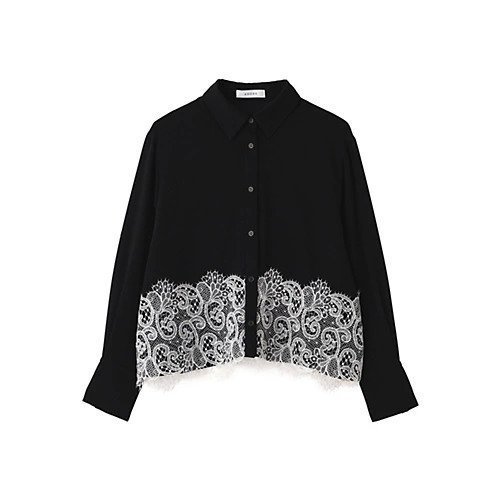 【アドーア/ADORE】のライトジョーゼットブラウス インテリア・キッズ・メンズ・レディースファッション・服の通販 founy(ファニー) 　ファッション　Fashion　レディースファッション　Fashion for Women　トップス・カットソー　Cut & Sew Tops　シャツ・ブラウス・オフィスカジュアル　Elegant Blouses & Button-Ups　おすすめ　Recommended / Our Picks　スタンダード　Standard, Basic　フィット　Fit, Slim Fit　レース　Lace, Lace Fabric　ブラック|ID: prp329100004757755 ipo3291000000034705564
