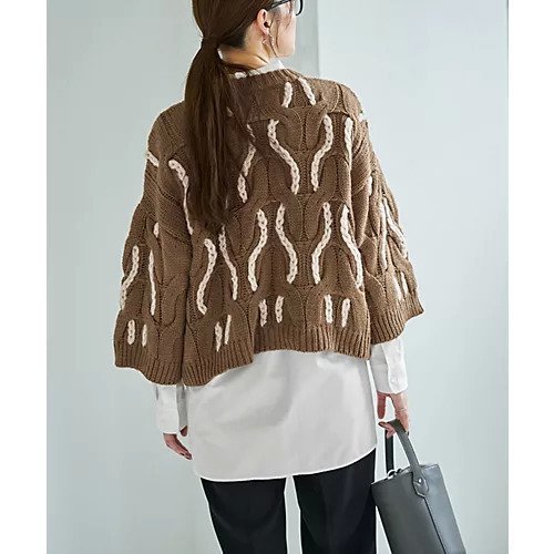 【スタイルデリ/STYLE DELI】のゆる編みランダムケーブルニットトップス 人気、トレンドファッション・服の通販 founy(ファニー) 　ファッション　Fashion　レディースファッション　Fashion for Women　トップス・カットソー　Cut & Sew Tops　ニット　Knit Tops & Sweaters　イエロー　Yellow　インナー　Innerwear　キャミソール　Camisole, Spaghetti Strap Top　ショート　Short, Short Length　スリーブ　Sleeve, Long Sleeve / Short Sleeve　タンク　Tank Top, Sleeveless Top　時計　Watch, Wristwatch　バングル　Bangle, Bracelet　ポケット　Pocket, Pocket Detail　防寒　Cold Protection, Winter-Ready　ミックス　Mix, Mixed Style　ミドル　Middle Length, Mid Height　ワイド　Wide, Wide Fit　A/W・秋冬　Autumn/Winter　other-3|ID: prp329100004757759 ipo3291000000035914815