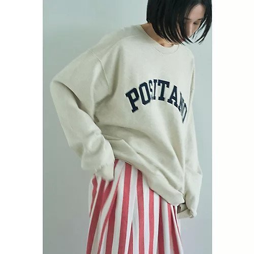 【マージュール/marjour】のPOSITANO SWEAT 人気、トレンドファッション・服の通販 founy(ファニー)  ファッション Fashion レディースファッション Fashion for Women トップス・カットソー Cut & Sew Tops レディースパーカー・カジュアルフーディー Casual Hoodies & Sweatshirts スウェット・クルーネックトップス Sweatshirts & Crewnecks / Relaxed Fit Sweat Tops ショルダー Shoulder, Shoulder Strap スウェット / スエット Sweatshirt, Sweatwear ストライプ Stripe, Striped Pattern ストレッチ Stretch, Stretchy Fabric デニム Denim, Jeans Material ドロップ Drop Shoulder, Dropped Style 定番 Standard, Basic Item バランス Balance, Style Balance ポケット Pocket, Pocket Detail ワイド Wide, Wide Fit  other-1|ID: prp329100004757762 ipo3291000000034420229