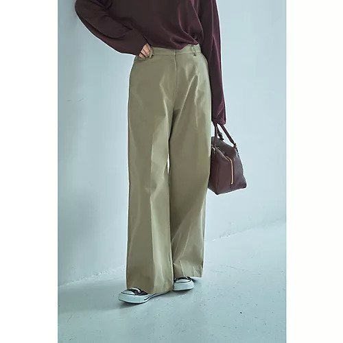 【マージュール/marjour】のCHIC CHINO PANTS インテリア・キッズ・メンズ・レディースファッション・服の通販 founy(ファニー) ファッション Fashion レディースファッション Fashion for Women パンツ Pants & Trousers 春 Spring 今季 This Season, Current Season ストレッチ Stretch, Stretchy Fabric ストレート Straight, Straight Cut センター Center, Center Line プリント Print, Printed Pattern ベーシック Basic, Essential ポケット Pocket, Pocket Detail メンズ Men's, Menswear リラックス Relax, Relaxed Fit ワイド Wide, Wide Fit おすすめ Recommended / Our Picks BEIGE|ID: prp329100004757765 ipo3291000000034420259