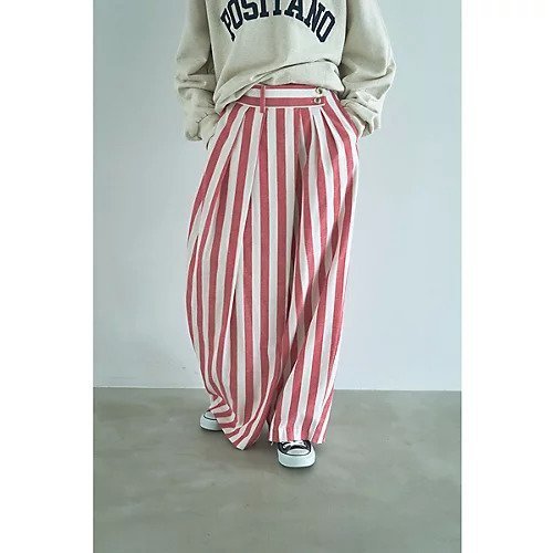 【マージュール/marjour】のSTRIPED WRAP WIDE PANTS 人気、トレンドファッション・服の通販 founy(ファニー) ファッション Fashion レディースファッション Fashion for Women パンツ Pants & Trousers インナー Innerwear シンプル Simple, Minimal ジャケット Jacket, Outerwear スウェット / スエット Sweatshirt, Sweatwear ストライプ Stripe, Striped Pattern ストレッチ Stretch, Stretchy Fabric とろみ Fluid, Flowy Fabric タイツ Tights, Legwear ツイル Twist, Twisted Detail フォルム Silhouette, Form プリント Print, Printed Pattern ポケット Pocket, Pocket Detail 無地 Plain, Solid Color ラップ Wrap, Wrap Design ループ Loop, Loop Knit レギンス Leggings, Stretch Pants ワイド Wide, Wide Fit 冬 Winter / This Winter おすすめ Recommended / Our Picks 夏 Summer other-3|ID: prp329100004757766 ipo3291000000034420274