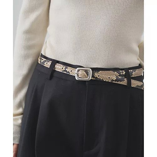 【ウィムガゼット/Whim Gazette】の【Hoaw.】型押しパイソンナローベルト 人気、トレンドファッション・服の通販 founy(ファニー) 　ファッション　Fashion　レディースファッション　Fashion for Women　ベルト&ウエストマーク　Belts & Waist Accessories　アクセサリー　Fashion Accessories　カッティング　Cutting Detail　シューズ　Shoes, Footwear　シルバー　Silver, Metallic Silver　ジャケット　Jacket, Outerwear　スクエア　Square, Square Shape　パイソン　Python, Snakeskin Pattern　プリント　Print, Printed Pattern　リアル　Real, Realistic　おすすめ　Recommended / Our Picks　2025年　2025　2025-2026秋冬・A/W　Autumn/Winter 2025–26 AW25–26　other-2|ID: prp329100004757776 ipo3291000000034420345