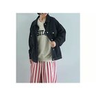 【マージュール/marjour】のOVERSIZED DENIM JACKET 人気、トレンドファッション・服の通販 founy(ファニー) ファッション Fashion レディースファッション Fashion for Women アウター Coat / Outerwear Collection レディースジャケット・軽アウター Jackets インナー Innerwear 秋 Autumn ジャケット Jacket, Outerwear スウェット / スエット Sweatshirt, Sweatwear ストレッチ Stretch, Stretchy Fabric ダウン Down, Puffer デニム Denim, Jeans Material トレンド Trend, Trending Now フラップ Flap, Flap Pocket ポケット Pocket, Pocket Detail おすすめ Recommended / Our Picks thumbnail BLACK|ID: prp329100004757792 ipo3291000000034420446
