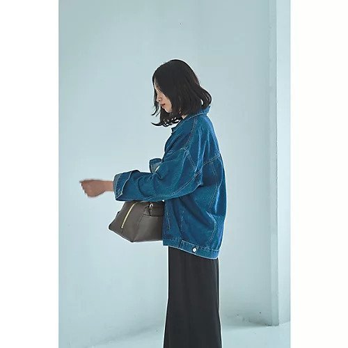 【マージュール/marjour】のOVERSIZED DENIM JACKET 人気、トレンドファッション・服の通販 founy(ファニー) 　ファッション　Fashion　レディースファッション　Fashion for Women　アウター　Coat / Outerwear Collection　レディースジャケット・軽アウター　Jackets　インナー　Innerwear　秋　Autumn　ジャケット　Jacket, Outerwear　スウェット / スエット　Sweatshirt, Sweatwear　ストレッチ　Stretch, Stretchy Fabric　ダウン　Down, Puffer　デニム　Denim, Jeans Material　トレンド　Trend, Trending Now　フラップ　Flap, Flap Pocket　ポケット　Pocket, Pocket Detail　おすすめ　Recommended / Our Picks　other-3|ID: prp329100004757792 ipo3291000000034420449