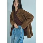 【マージュール/marjour】のFAKE SUEDE BLOUSON BROWN|ID:prp329100004757798