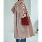 【スタイルデリ/STYLE DELI】のオックスノーカラー背中ギャザーコート ニュアンスピンク|ID:prp329100004757809