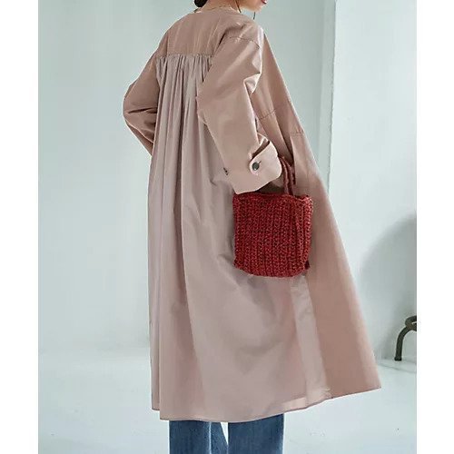 【スタイルデリ/STYLE DELI】のオックスノーカラー背中ギャザーコート インテリア・キッズ・メンズ・レディースファッション・服の通販 founy(ファニー)  ファッション Fashion レディースファッション Fashion for Women アウター Coat / Outerwear Collection コート・ロングコート・ピーコート Long Coats, Peacoats & More 春 Spring ギャザー Gathered, Ruffled コンシャス Conscious, Bodycon ショルダー Shoulder, Shoulder Strap ジャケット Jacket, Outerwear スタイリッシュ Stylish, Fashionable スリット Slit, Slit Detail ダブル Double, Double-Breasted ダメージ Distressed, Destroyed ドロップ Drop Shoulder, Dropped Style パターン Pattern, Design Print フラップ Flap, Flap Pocket フロント Front, Front Design ベーシック Basic, Essential ポケット Pocket, Pocket Detail ロング Long, Long-Length おすすめ Recommended / Our Picks エレガント 上品 Elegant ニュアンスピンク|ID: prp329100004757809 ipo3291000000034420537