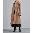 【スタイルデリ/STYLE DELI】のフロントボタンリバーコート キャメル|ID:prp329100004757811