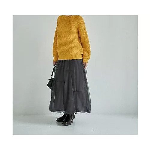 【スタイルデリ/STYLE DELI】の袖だけケーブル編みニットプルオーバー 人気、トレンドファッション・服の通販 founy(ファニー) 　ファッション　Fashion　レディースファッション　Fashion for Women　トップス・カットソー　Cut & Sew Tops　ニット　Knit Tops & Sweaters　カジュアルプルオーバー・ニットトップス　Pullovers & Knit Tops / Casual Pullovers　イエロー　Yellow　インナー　Innerwear　ストレート　Straight, Straight Cut　バランス　Balance, Style Balance　フォルム　Silhouette, Form　ボーダー　Border, Stripe　ポケット　Pocket, Pocket Detail　ミックス　Mix, Mixed Style　無地　Plain, Solid Color　A/W・秋冬　Autumn/Winter　other-3|ID: prp329100004759892 ipo3291000000034442451