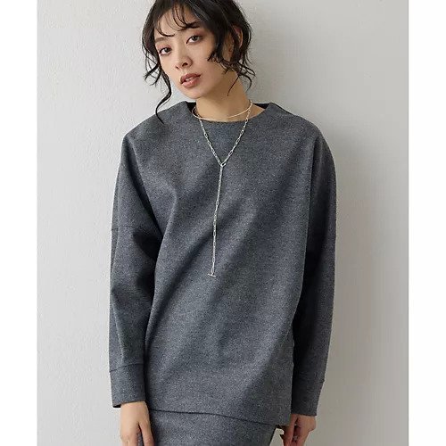 【ウィムガゼット/Whim Gazette】の圧縮スムースワイドプルオーバー インテリア・キッズ・メンズ・レディースファッション・服の通販 founy(ファニー)  ファッション Fashion レディースファッション Fashion for Women トップス・カットソー Cut & Sew Tops カジュアルプルオーバー・ニットトップス Pullovers & Knit Tops / Casual Pullovers 2025年 2025 2025-2026秋冬・A/W Autumn/Winter 2025–26 AW25–26 おすすめ Recommended / Our Picks カットソー Cut and Sewn Top シンプル Simple, Minimal セットアップ Set-Up, Coordinated Outfit バランス Balance, Style Balance リラックス Relax, Relaxed Fit ワイド Wide, Wide Fit エレガント 上品 Elegant グレー|ID: prp329100004760560 ipo3291000000034451609