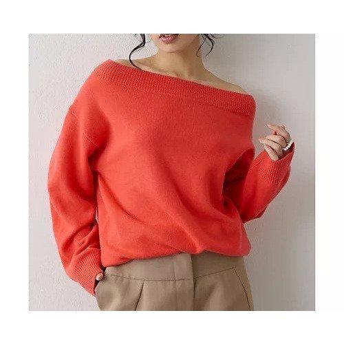 【ウィムガゼット/Whim Gazette】のウールカシミヤオフショルプルオーバー 人気、トレンドファッション・服の通販 founy(ファニー) 　ファッション　Fashion　レディースファッション　Fashion for Women　トップス・カットソー　Cut & Sew Tops　カジュアルプルオーバー・ニットトップス　Pullovers & Knit Tops / Casual Pullovers　2025年　2025　2025-2026秋冬・A/W　Autumn/Winter 2025–26 AW25–26　おすすめ　Recommended / Our Picks　オレンジ　Orange　セットアップ　Set-Up, Coordinated Outfit　フェミニン　Feminine, Girly　エレガント 上品　Elegant　冬　Winter / This Winter　秋　Autumn　 other-1|ID: prp329100004760568 ipo3291000000034451661