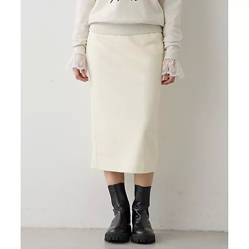 【ウィムガゼット/Whim Gazette】の圧縮スムースタイトスカート インテリア・キッズ・メンズ・レディースファッション・服の通販 founy(ファニー) 　ファッション　Fashion　レディースファッション　Fashion for Women　スカート　Skirts　2025年　2025　2025-2026秋冬・A/W　Autumn/Winter 2025–26 AW25–26　おすすめ　Recommended / Our Picks　カットソー　Cut and Sewn Top　スマート　Smart, Elegant　セットアップ　Set-Up, Coordinated Outfit　タイトスカート　Pencil Skirt, Tight Skirt　フィット　Fit, Slim Fit　エレガント 上品　Elegant　エクリュ|ID: prp329100004760575 ipo3291000000034451740