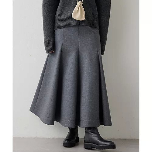 【ウィムガゼット/Whim Gazette】のボンディングウールスカート インテリア・キッズ・メンズ・レディースファッション・服の通販 founy(ファニー) ファッション Fashion レディースファッション Fashion for Women スカート Skirts クール Cool, Chic ストレッチ Stretch, Stretchy Fabric セットアップ Set-Up, Coordinated Outfit フォルム Silhouette, Form フレア Flare, Flared ボンディング Bonding, Bonded Fabric ロング Long, Long-Length おすすめ Recommended / Our Picks 2025年 2025 2025-2026秋冬・A/W Autumn/Winter 2025–26 AW25–26 グレー|ID: prp329100004760578 ipo3291000000034451756