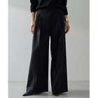 【ウィムガゼット/Whim Gazette】のワイドタックパンツ 人気、トレンドファッション・服の通販 founy(ファニー) ファッション Fashion レディースファッション Fashion for Women パンツ Pants & Trousers 2025年 2025 2025-2026秋冬・A/W Autumn/Winter 2025–26 AW25–26 スタイリッシュ Stylish, Fashionable ストレッチ Stretch, Stretchy Fabric フォルム Silhouette, Form エレガント 上品 Elegant thumbnail ブラック|ID: prp329100004760582 ipo3291000000034451785