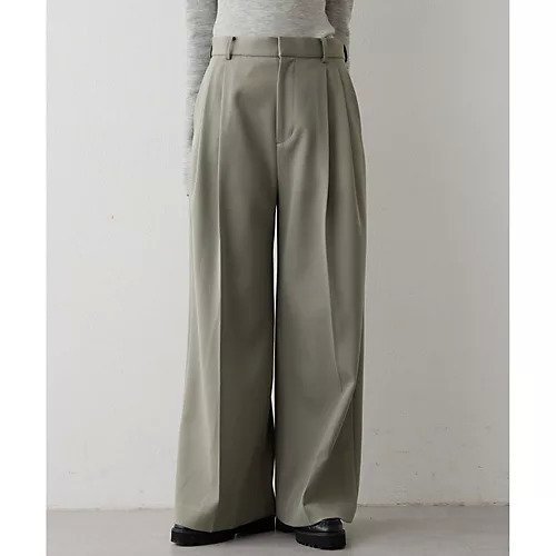 【ウィムガゼット/Whim Gazette】のワイドタックパンツ インテリア・キッズ・メンズ・レディースファッション・服の通販 founy(ファニー) https://founy.com/ ファッション Fashion レディースファッション Fashion for Women パンツ Pants & Trousers 2025年 2025 2025-2026秋冬・A/W Autumn/Winter 2025–26 AW25–26 スタイリッシュ Stylish, Fashionable ストレッチ Stretch, Stretchy Fabric フォルム Silhouette, Form エレガント 上品 Elegant |ID: prp329100004760582 ipo3291000000034451787