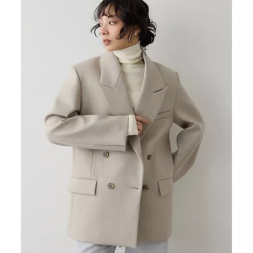 【ウィムガゼット/Whim Gazette】のボンディングオーバージャケット インテリア・キッズ・メンズ・レディースファッション・服の通販 founy(ファニー) 　ファッション　Fashion　レディースファッション　Fashion for Women　アウター　Coat / Outerwear Collection　レディースジャケット・軽アウター　Jackets　クール　Cool, Chic　ジャケット　Jacket, Outerwear　ストレッチ　Stretch, Stretchy Fabric　セットアップ　Set-Up, Coordinated Outfit　フォルム　Silhouette, Form　ボンディング　Bonding, Bonded Fabric　おすすめ　Recommended / Our Picks　2025年　2025　2025-2026秋冬・A/W　Autumn/Winter 2025–26 AW25–26　ベージュ|ID: prp329100004760588 ipo3291000000034451844