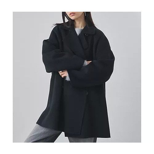 【ウィムガゼット/Whim Gazette】のリバーPコート 人気、トレンドファッション・服の通販 founy(ファニー) 　ファッション　Fashion　レディースファッション　Fashion for Women　アウター　Coat / Outerwear Collection　コート・ロングコート・ピーコート　Long Coats, Peacoats & More　Pコート　Pea Coats　2025年　2025　2025-2026秋冬・A/W　Autumn/Winter 2025–26 AW25–26　インナー　Innerwear　ベーシック　Basic, Essential　ロング　Long, Long-Length　エレガント 上品　Elegant　防寒　Cold Protection, Winter-Ready　other-2|ID: prp329100004760589 ipo3291000000034451850